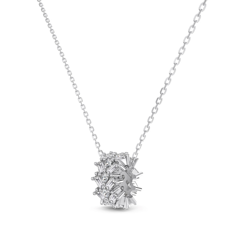 925 Sterling Silver Cubic Zirconia Necklace