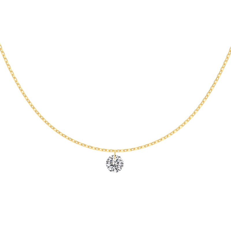14K Gold Plated Cubic Zirconia Necklace - Image 2