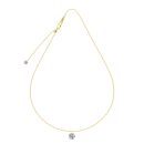 14K Gold Plated Cubic Zirconia Necklace