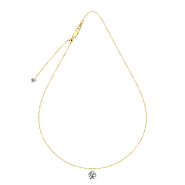 14K Gold Plated Cubic Zirconia Necklace
