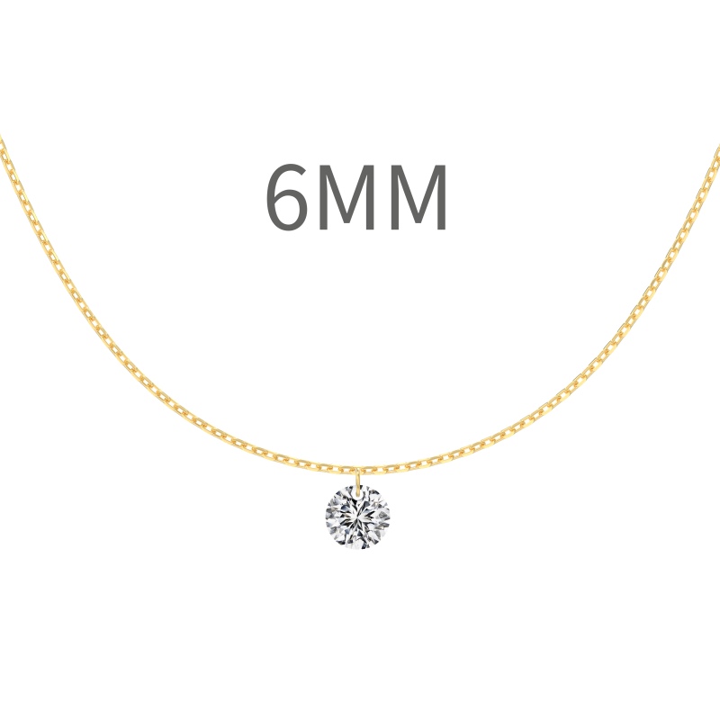 14K Gold Plated Cubic Zirconia Necklace - Image 2