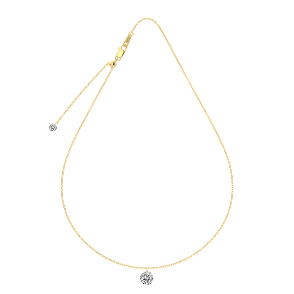 14K Gold Plated Cubic Zirconia Necklace - Image 4
