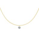 14K Gold Plated Cubic Zirconia Necklace