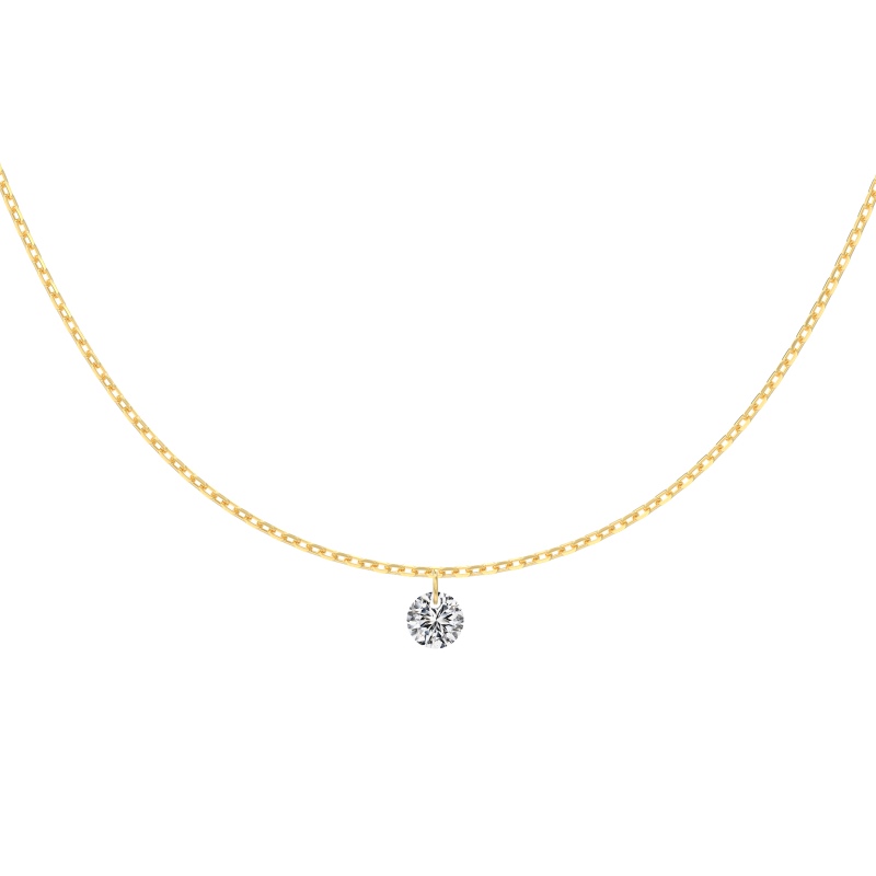 14K Gold Plated Cubic Zirconia Necklace