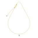 14K Gold Plated Cubic Zirconia Necklace
