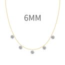 14K Gold Plated 6MM Necklace