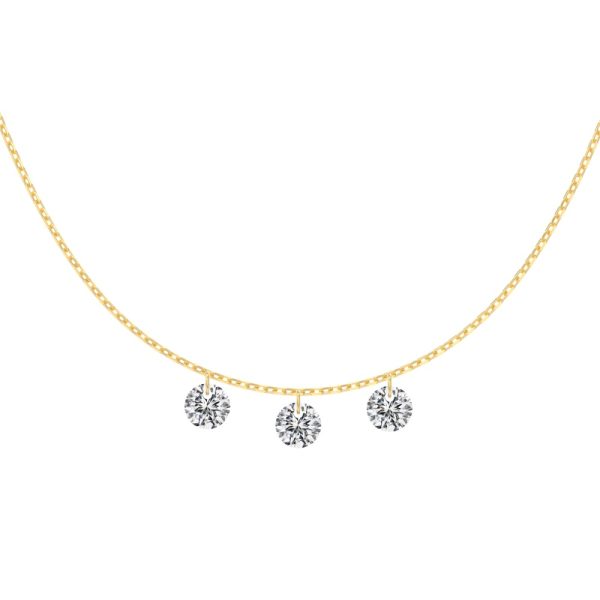 14K Gold Plated Cubic Zirconia Necklace