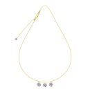 14K Gold Plated Cubic Zirconia Necklace