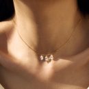 14K Gold Plated Cubic Zirconia Necklace
