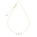14K Gold Plated Cubic Zirconia Necklace