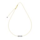 14K Gold Plated Cubic Zirconia Necklace