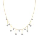 14K Gold Plated Cubic Zirconia Necklace
