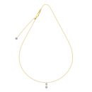 14K Gold Plated Cubic Zirconia Necklace