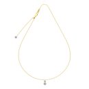 14K Gold Plated Cubic Zirconia Necklace