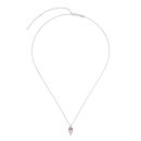 925 Sterling Silver 14K Gold Plated Cubic Zirconia Necklace