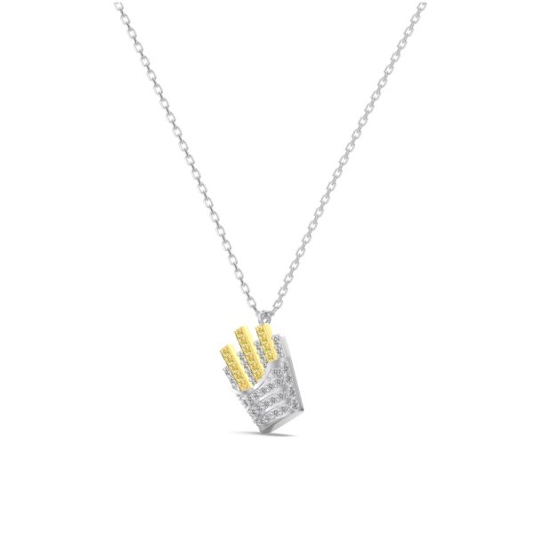 925 Sterling Silver Cubic Zirconia Fashion Necklace