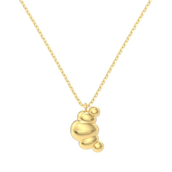 925 Sterling Silver 14K Cubic Zirconia Necklace