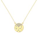 925 Sterling Silver 14K Plated Cubic Zirconia Necklace
