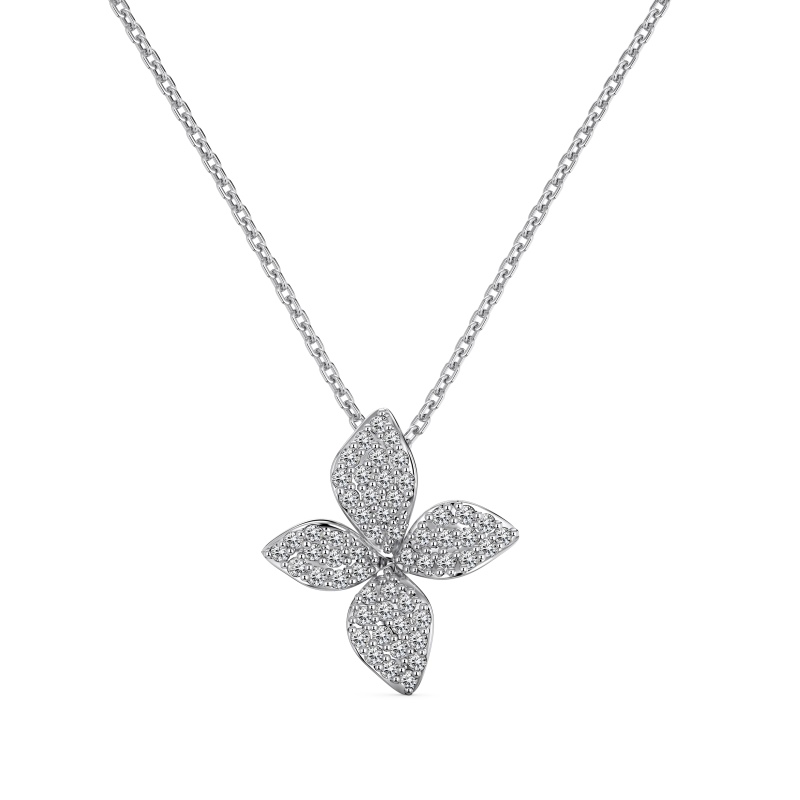 925 Sterling Silver Cubic Zirconia Necklace