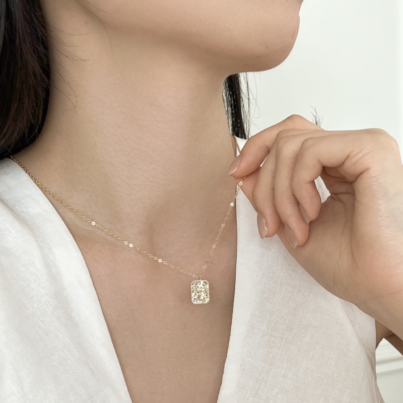 925 Sterling Silver 14K Plated Necklace