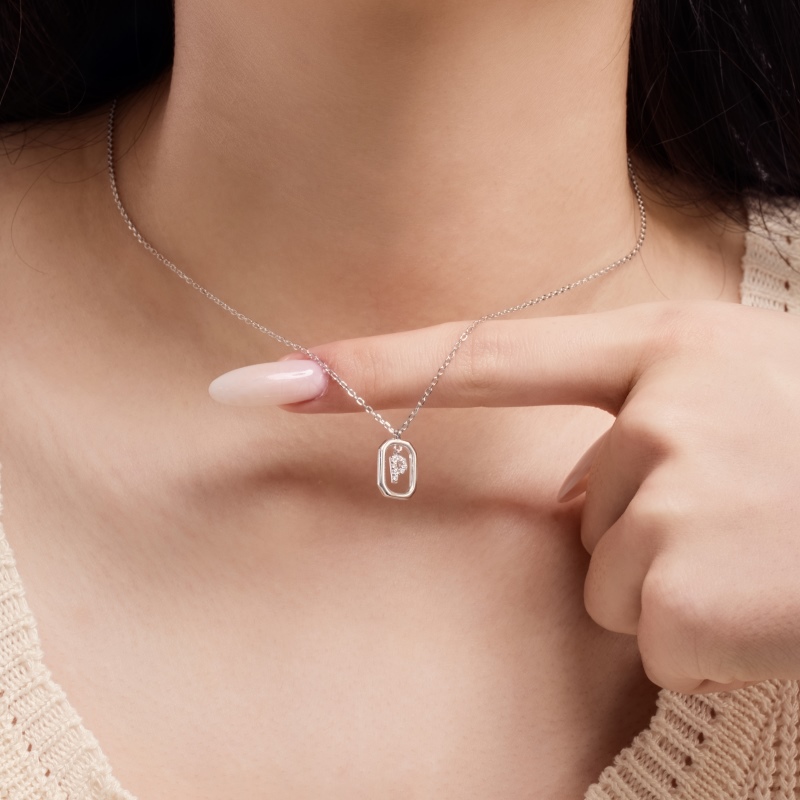925 Sterling Silver Cubic Zirconia Necklace