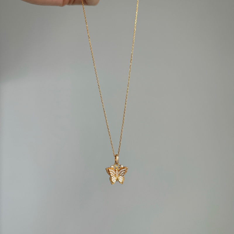 925 Sterling Silver Cubic Zirconia Necklace
