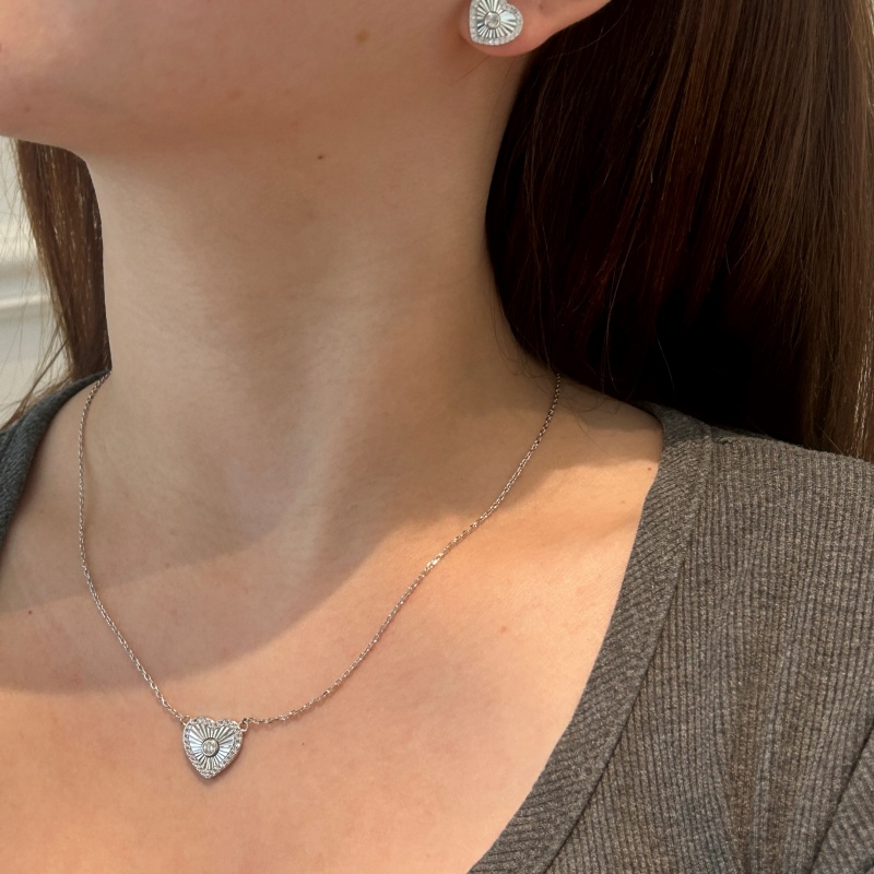 925 Sterling Silver Cubic Zirconia Necklace
