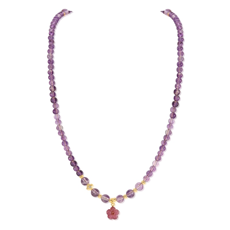 925 Sterling Silver 18K Gold Plated Necklace