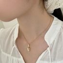925 Sterling Silver 18K Gold Plated Cubic Zirconia Necklace