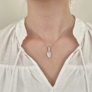 925 Sterling Silver Cubic Zirconia Necklace