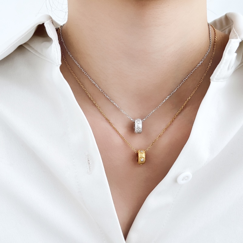 925 Sterling Silver Cubic Zirconia Necklace - Image 2