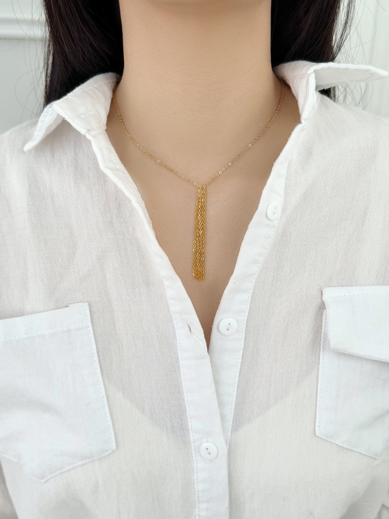 925 Sterling Silver 18K Gold Plated Necklace