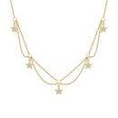 925 Sterling Silver 18K Gold Plated Necklace