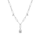 925 Sterling Silver Cubic Zirconia Necklace