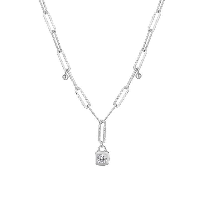 925 Sterling Silver Cubic Zirconia Necklace