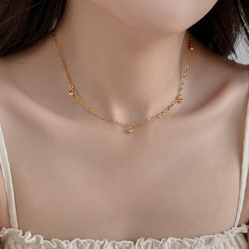 925 Sterling Silver 18K Gold Plated Necklace