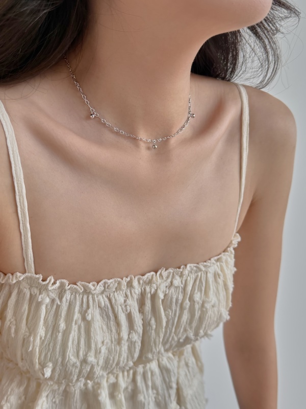 925 Sterling Silver 18K Gold Plated Necklace - Image 4