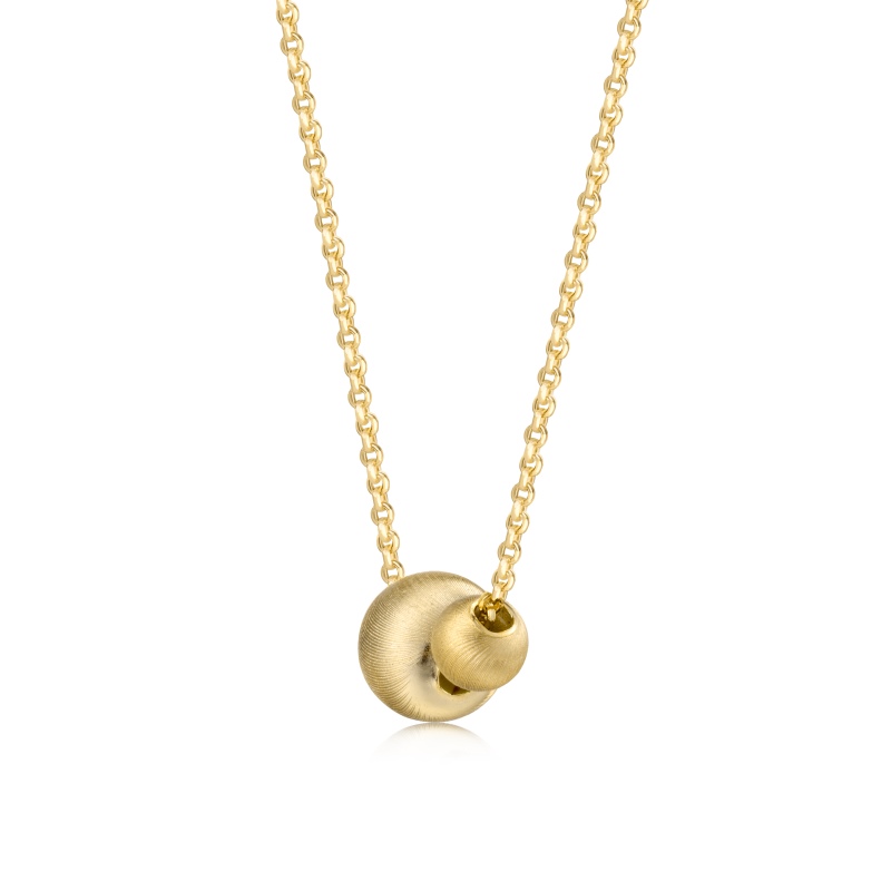 925 Sterling Silver 14K Cubic Zirconia Necklace