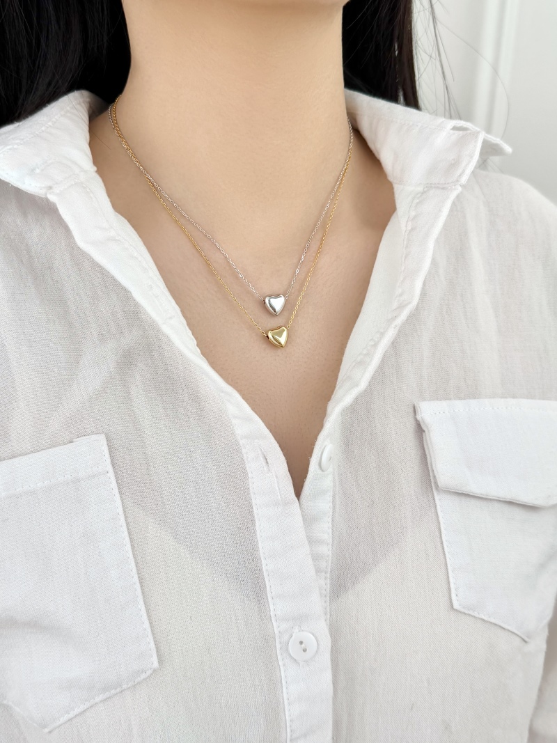 925 Sterling Silver 18K Gold Plated Necklace - Image 3