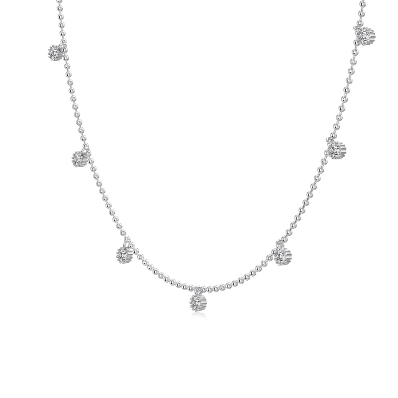 925 Sterling Silver Cubic Zirconia Necklace