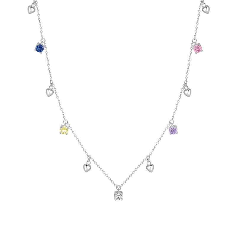 925 Sterling Silver Cubic Zirconia Necklace
