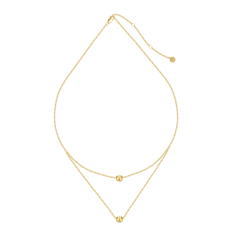 925 Sterling Silver 18K Gold Plated Necklace