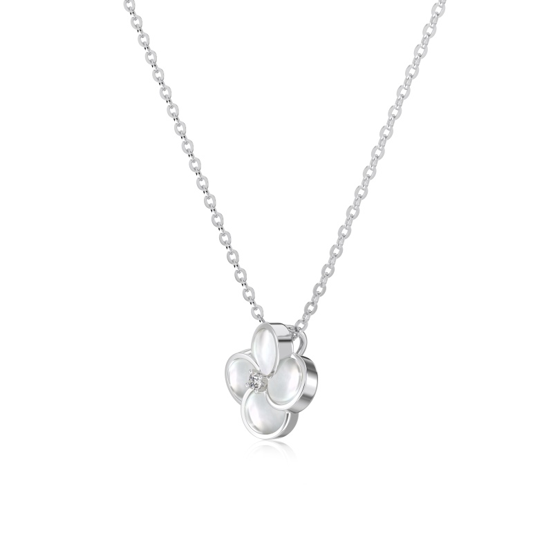 925 Sterling Silver Cubic Zirconia Necklace - Image 3