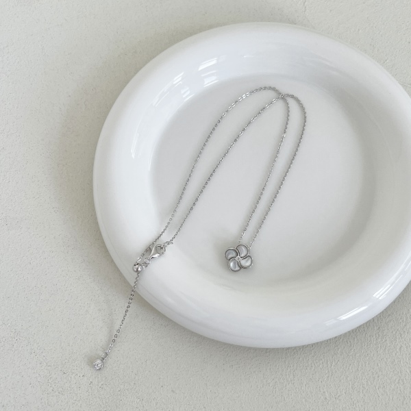 925 Sterling Silver Cubic Zirconia Necklace - Image 5
