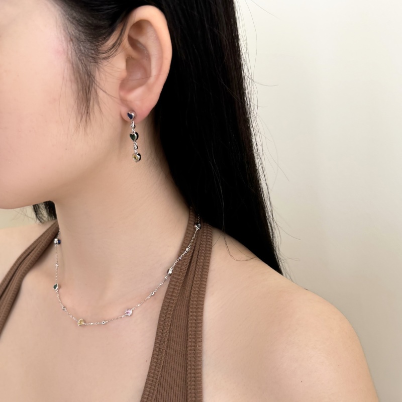 925 Sterling Silver Cubic Zirconia Necklace