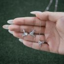 925 Sterling Silver Cubic Zirconia Necklace
