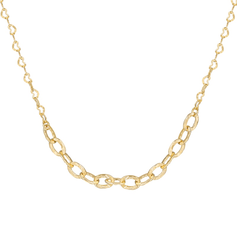 925 Sterling Silver 14K Plated Necklace
