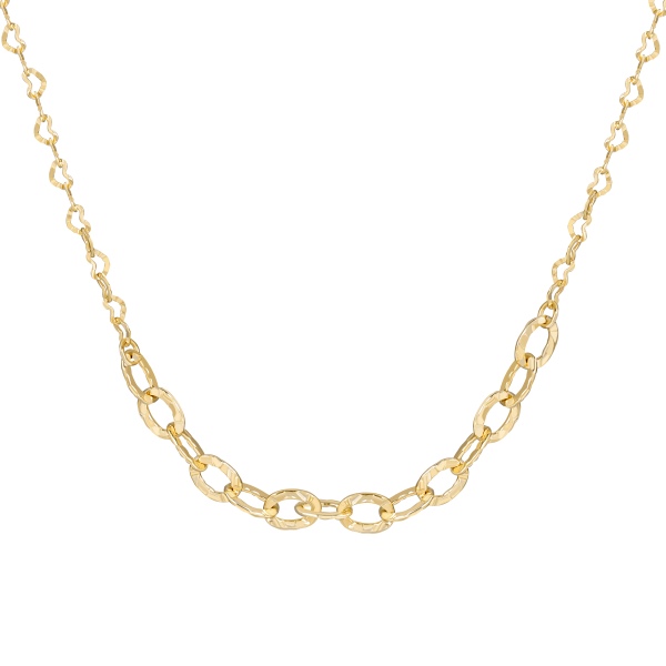 925 Sterling Silver 14K Plated Necklace - Image 4
