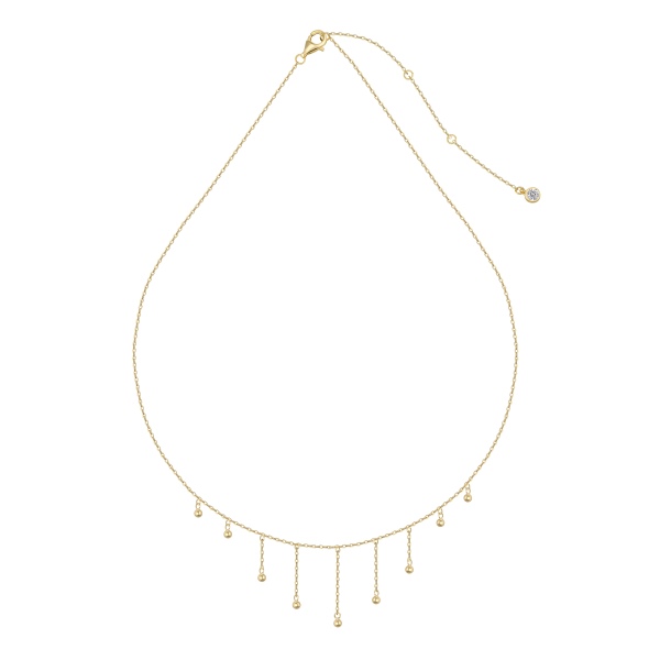 925 Sterling Silver 14K Plated Necklace - Image 5