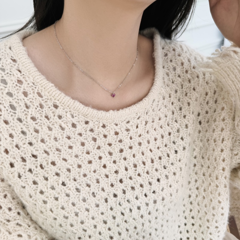 925 Sterling Silver Cubic Zirconia Necklace